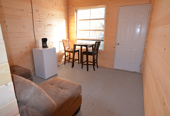 inside cabin